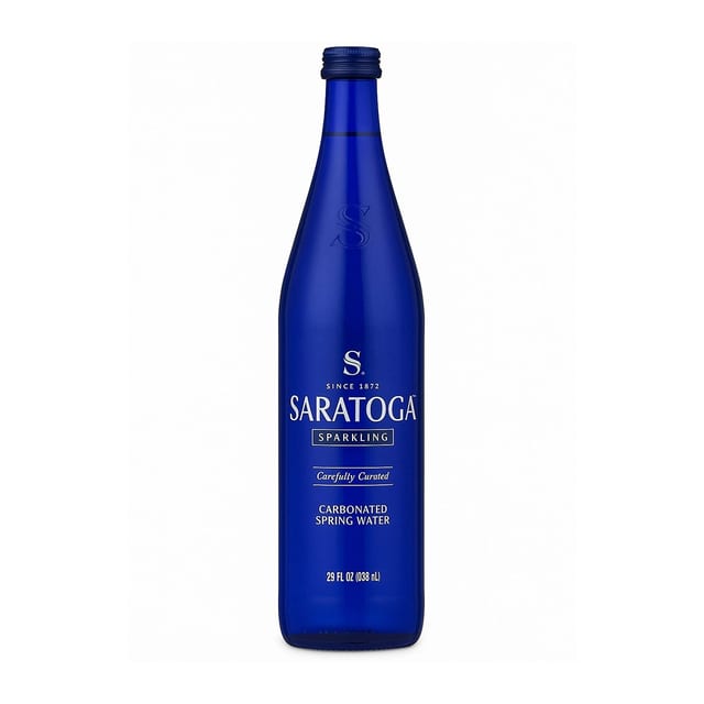 Saratoga Sparkling Water.
