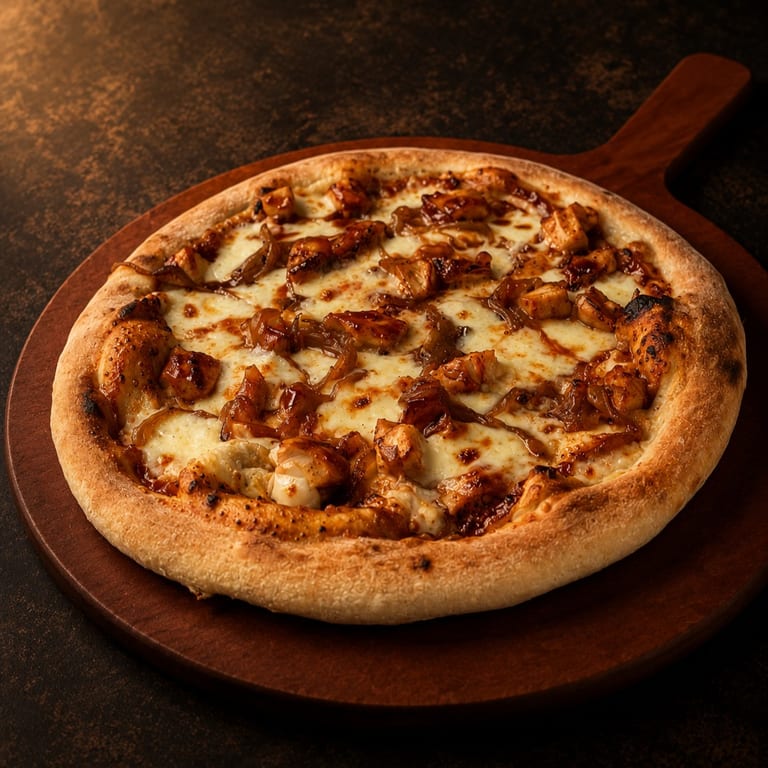 Delicious Bbq Pizza Awaits