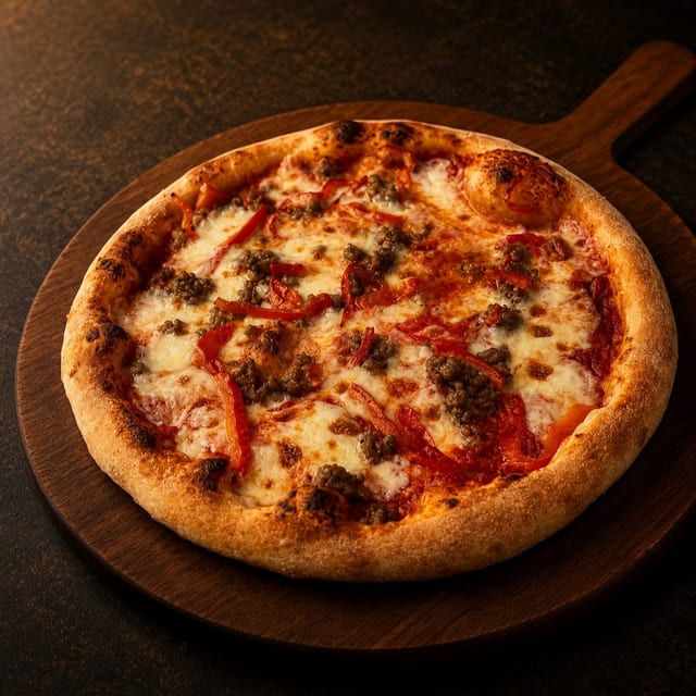 Tuscan Sausage Pizza.